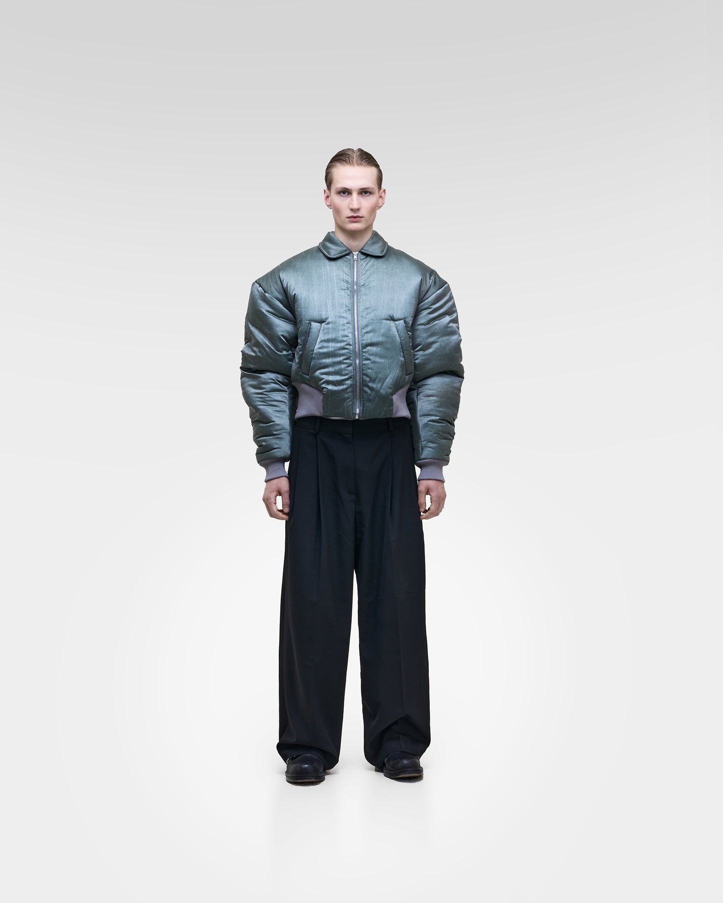 Puffed Bomber Jacket