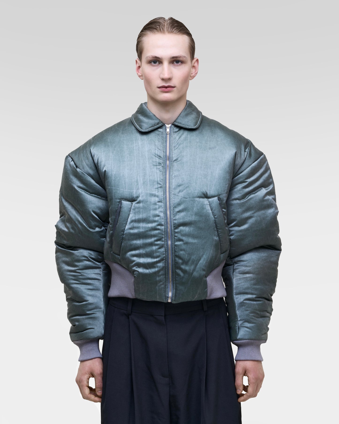 Puffed Bomber Jacket