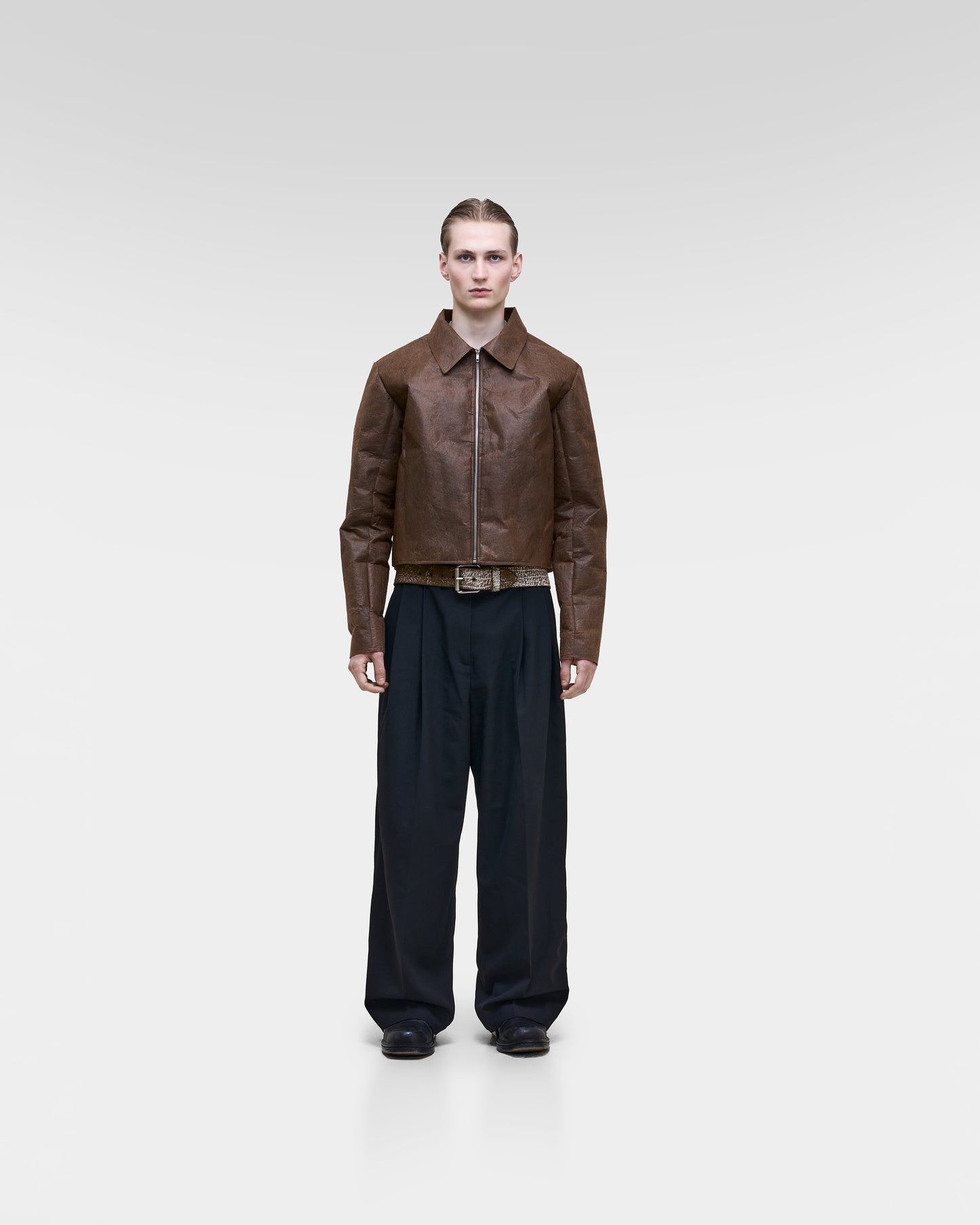 Brown Stiffed Jacket