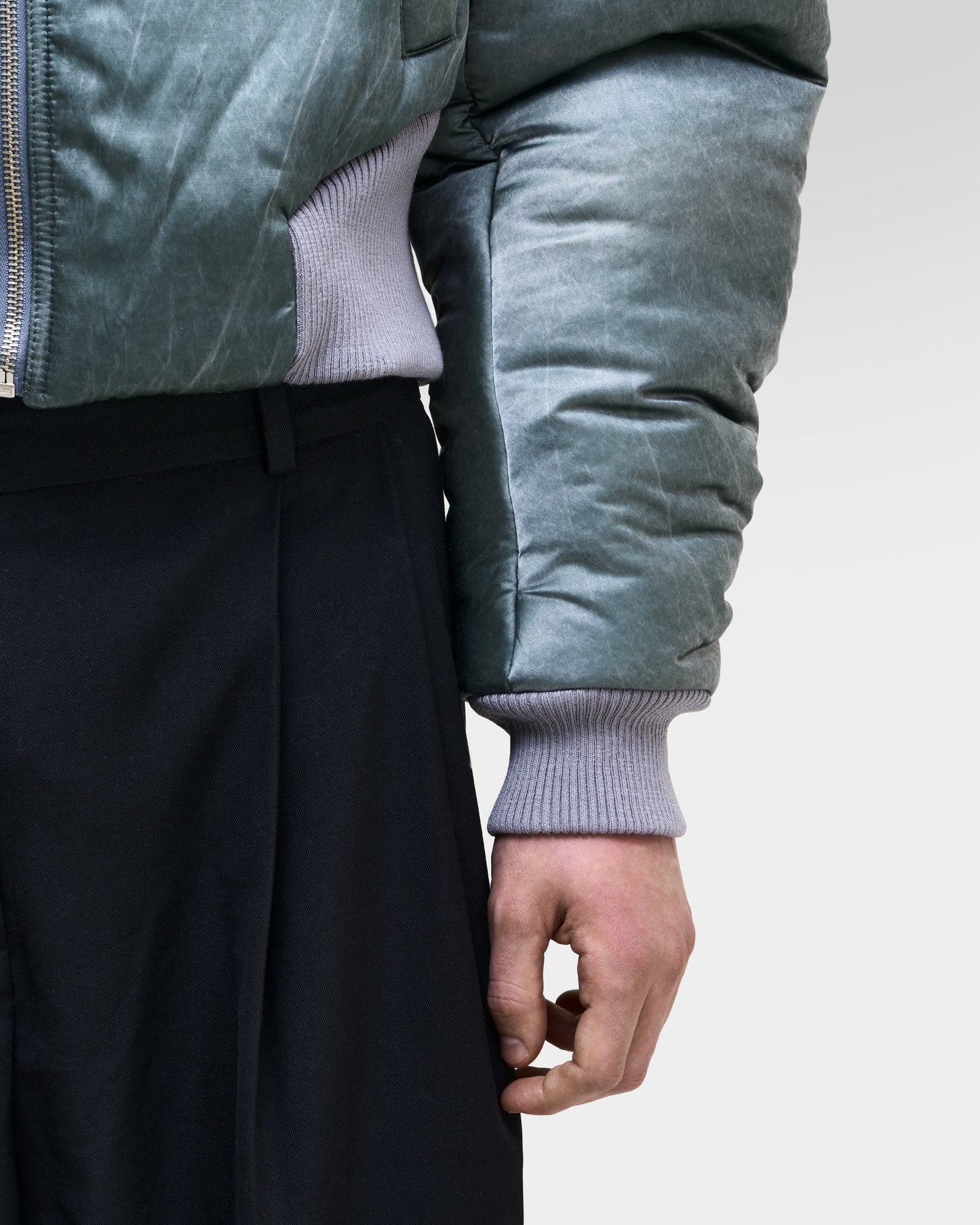 Puffed Bomber Jacket