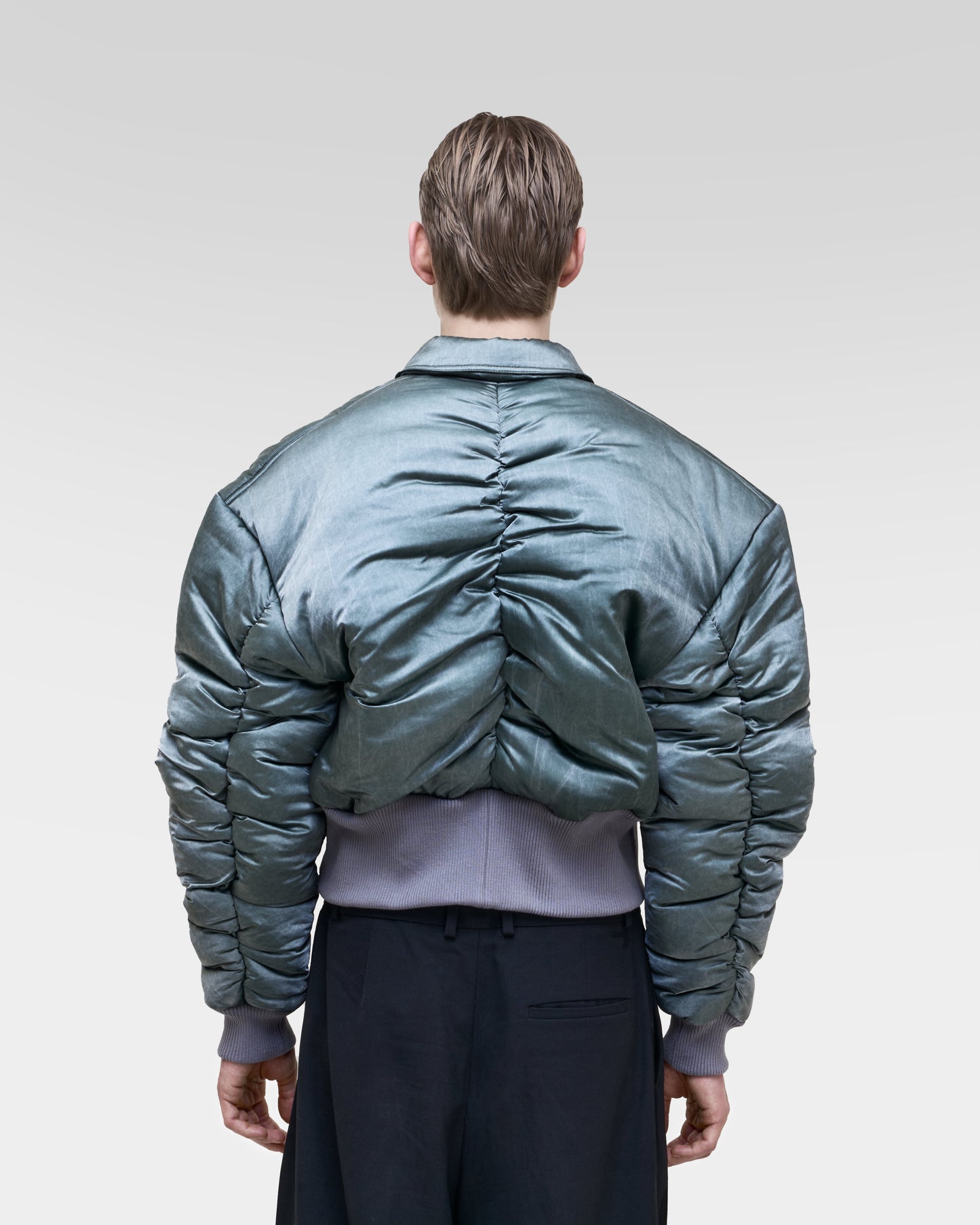 Puffed Bomber Jacket