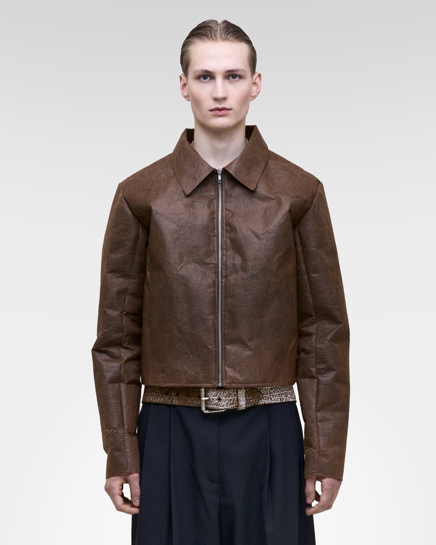 Brown Stiffed Jacket