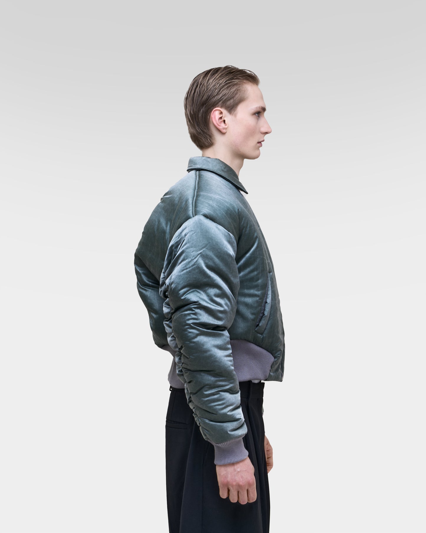 Puffed Bomber Jacket