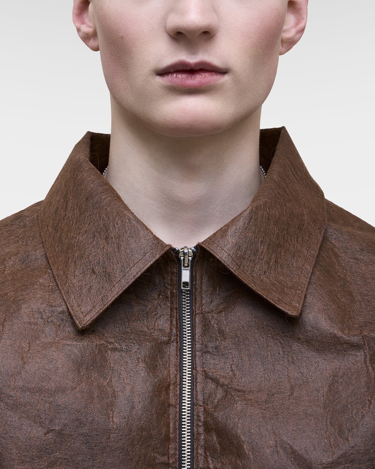 Brown Stiffed Jacket