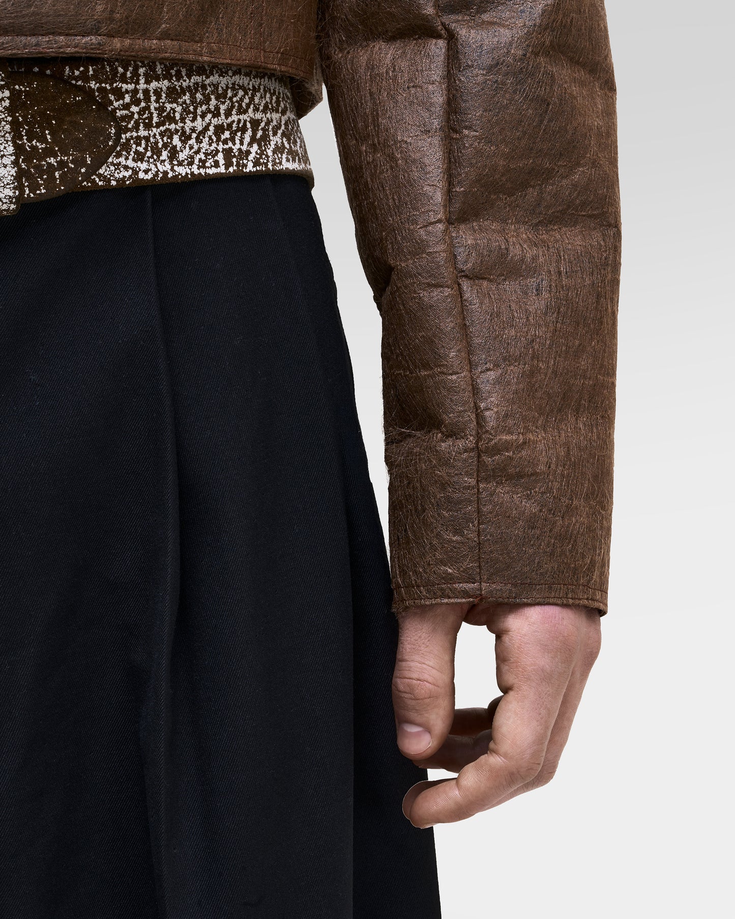 Brown Stiffed Jacket