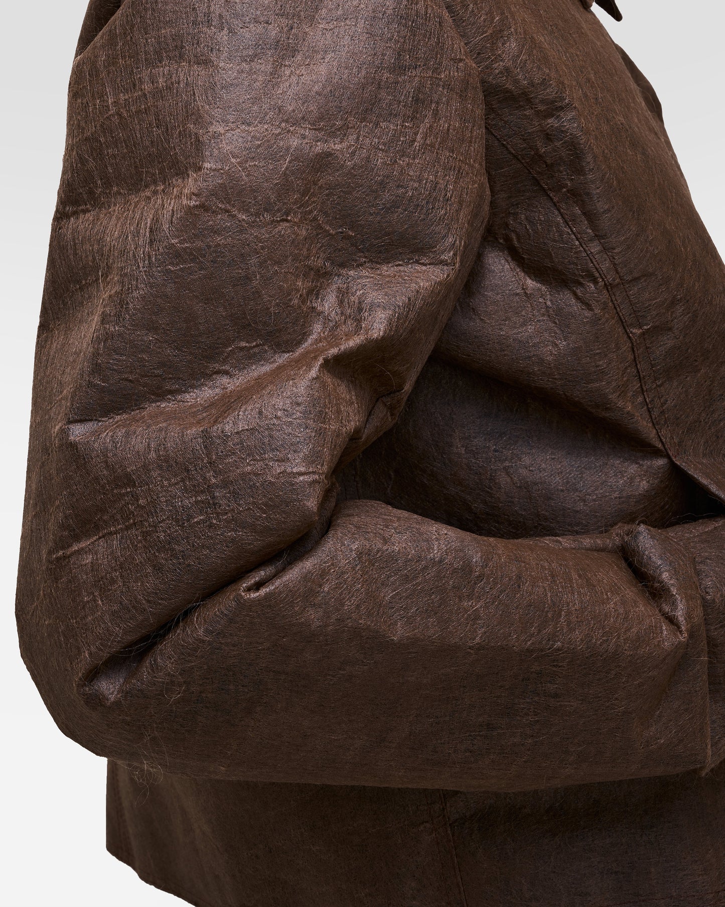 Brown Stiffed Jacket