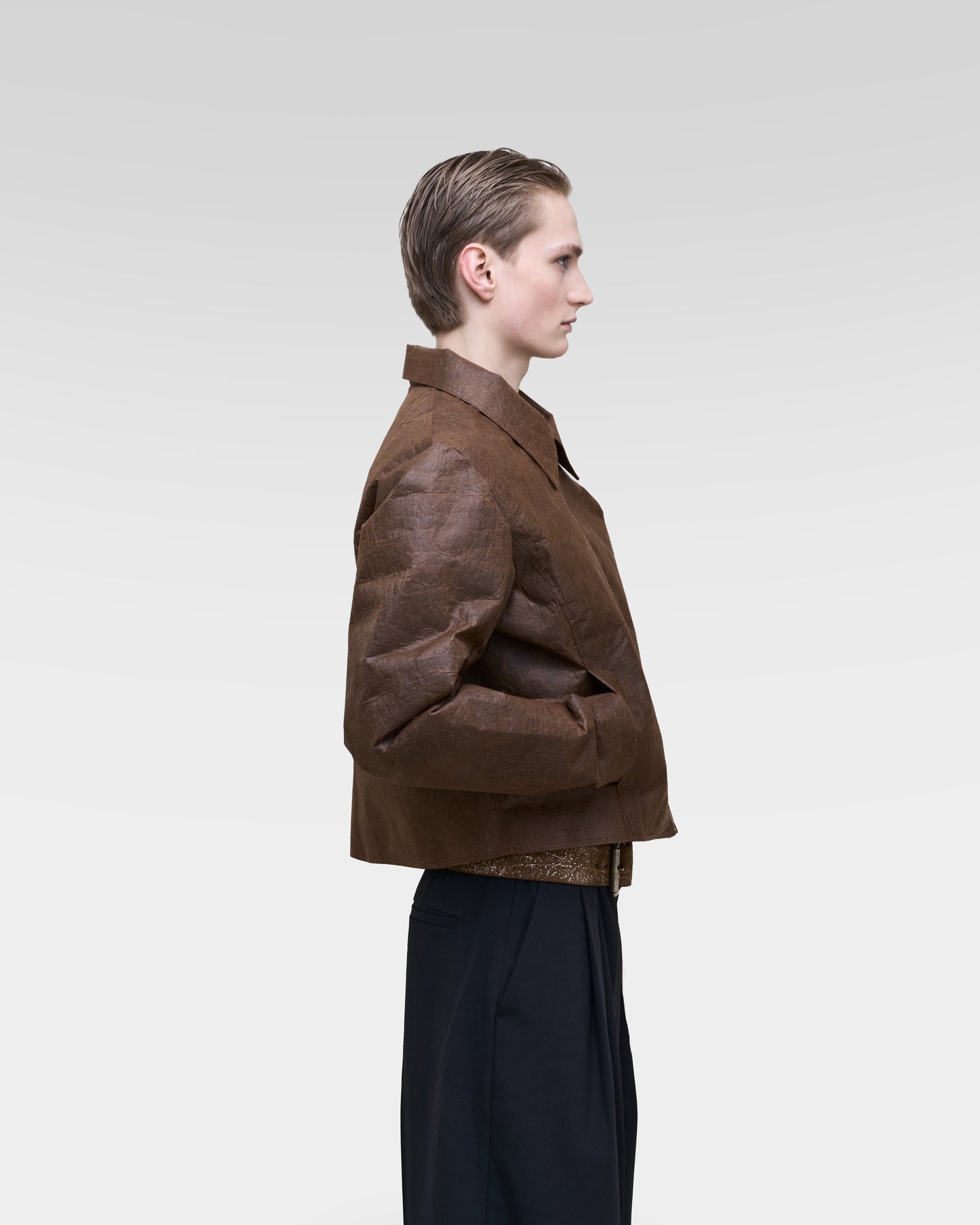 Brown Stiffed Jacket