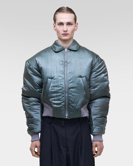 Puffed Bomber Jacket